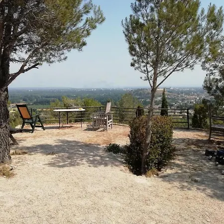 Maison D'architecte Avec Vue Panoramique Sur Le Palais Des Papes, A 10 Mn En Bus D'avignon Centre